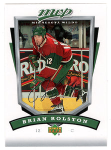 Brian Rolston - Minnesota Wild (NHL Hockey Card) 2006-07 Upper Deck MVP # 146 Mint