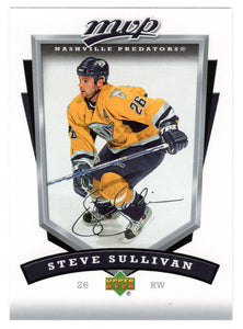 Steve Sullivan - Nashville Predators (NHL Hockey Card) 2006-07 Upper Deck MVP # 166 Mint