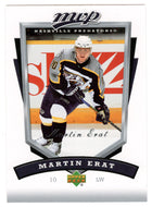 Martin Erat - Nashville Predators (NHL Hockey Card) 2006-07 Upper Deck MVP # 169 Mint