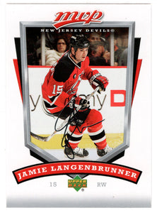 Jamie Langenbrunner - New Jersey Devils (NHL Hockey Card) 2006-07 Upper Deck MVP # 179 Mint