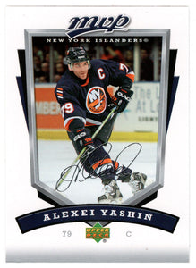 Alexei Yashin - New York Islanders (NHL Hockey Card) 2006-07 Upper Deck MVP # 186 Mint