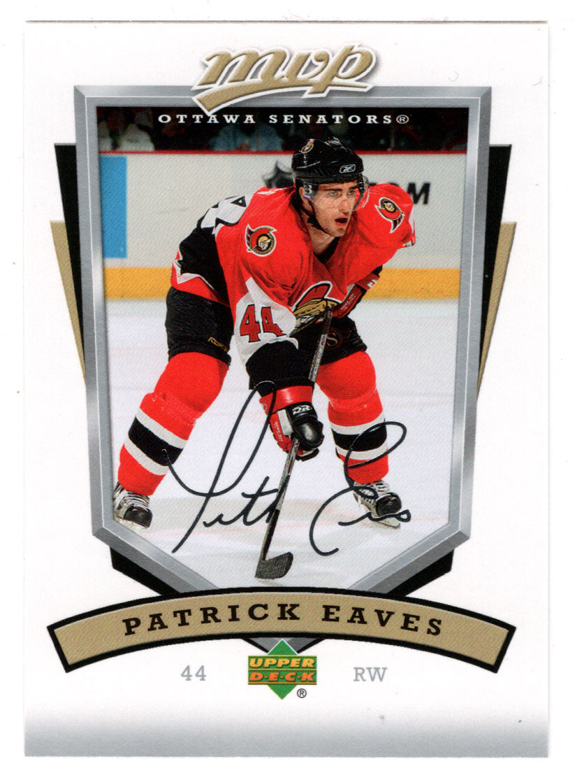 Patrick Eaves - Ottawa Senators (NHL Hockey Card) 2006-07 Upper Deck MVP # 204 Mint