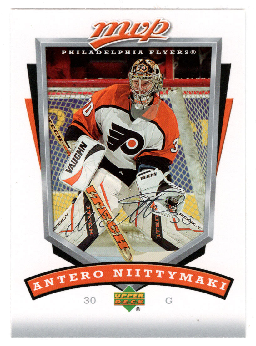 Antero Niittymaki - Philadelphia Flyers (NHL Hockey Card) 2006-07 Upper Deck MVP # 216 Mint