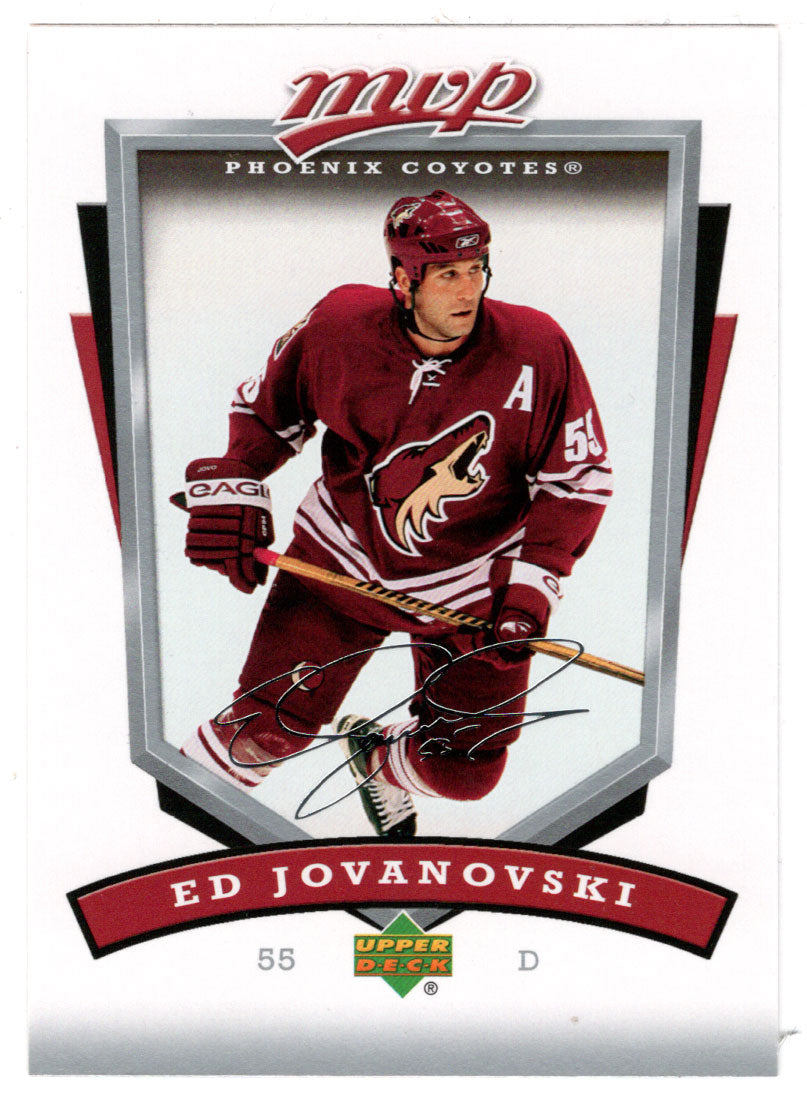 Ed Jovanovski - Phoenix Coyotes (NHL Hockey Card) 2006-07 Upper Deck MVP # 223 Mint