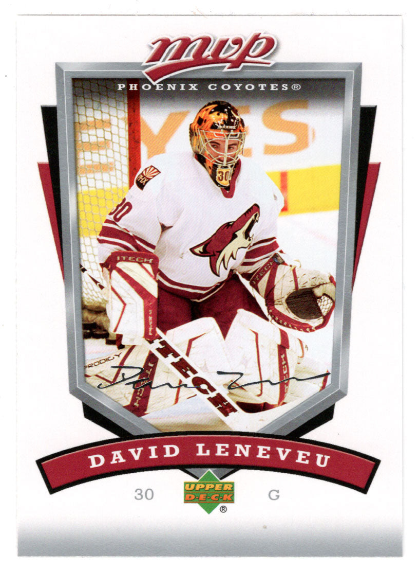 David Leneveu - Phoenix Coyotes (NHL Hockey Card) 2006-07 Upper Deck MVP # 229 Mint