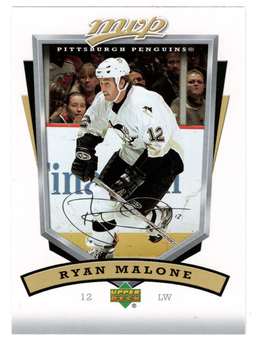 Ryan Malone - Pittsburgh Penguins (NHL Hockey Card) 2006-07 Upper Deck MVP # 239 Mint