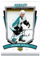 Mark Bell - San Jose Sharks (NHL Hockey Card) 2006-07 Upper Deck MVP # 242 Mint