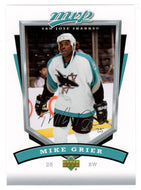 Mike Grier - San Jose Sharks (NHL Hockey Card) 2006-07 Upper Deck MVP # 247 Mint