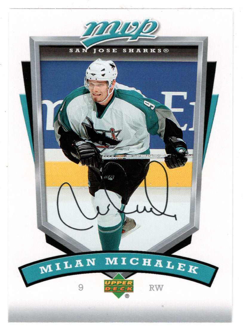 Milan Michalek - San Jose Sharks (NHL Hockey Card) 2006-07 Upper Deck MVP # 248 Mint