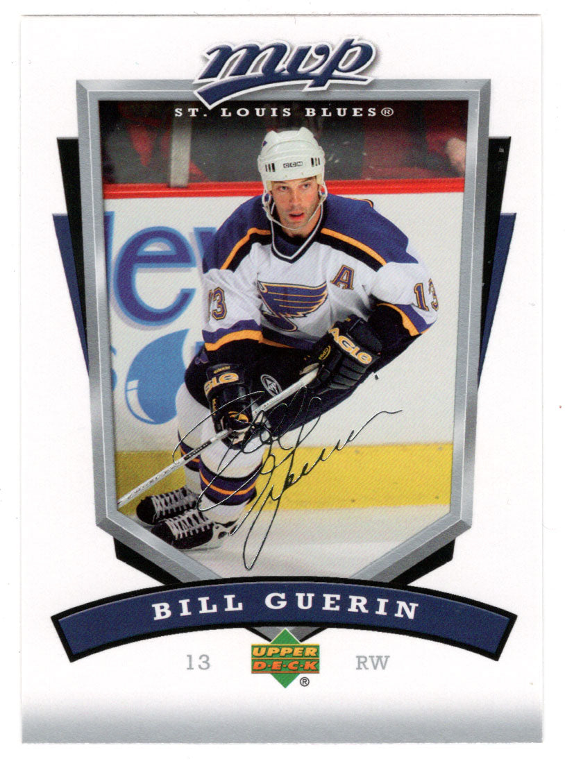 Bill Guerin - St. Louis Blues (NHL Hockey Card) 2006-07 Upper Deck MVP # 253 Mint