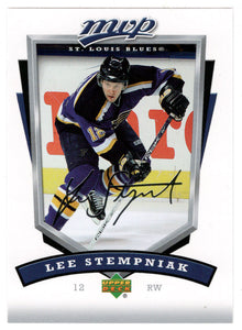 Lee Stempniak - St. Louis Blues (NHL Hockey Card) 2006-07 Upper Deck MVP # 254 Mint