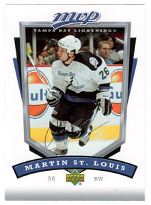 Martin St. Louis - Tampa Bay Lightning (NHL Hockey Card) 2006-07 Upper Deck MVP # 258 Mint