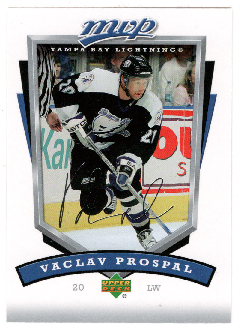 Vaclav Prospal - Tampa Bay Lightning (NHL Hockey Card) 2006-07 Upper Deck MVP # 260 Mint