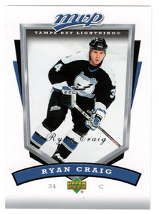 Ryan Craig - Tampa Bay Lightning (NHL Hockey Card) 2006-07 Upper Deck MVP # 266 Mint