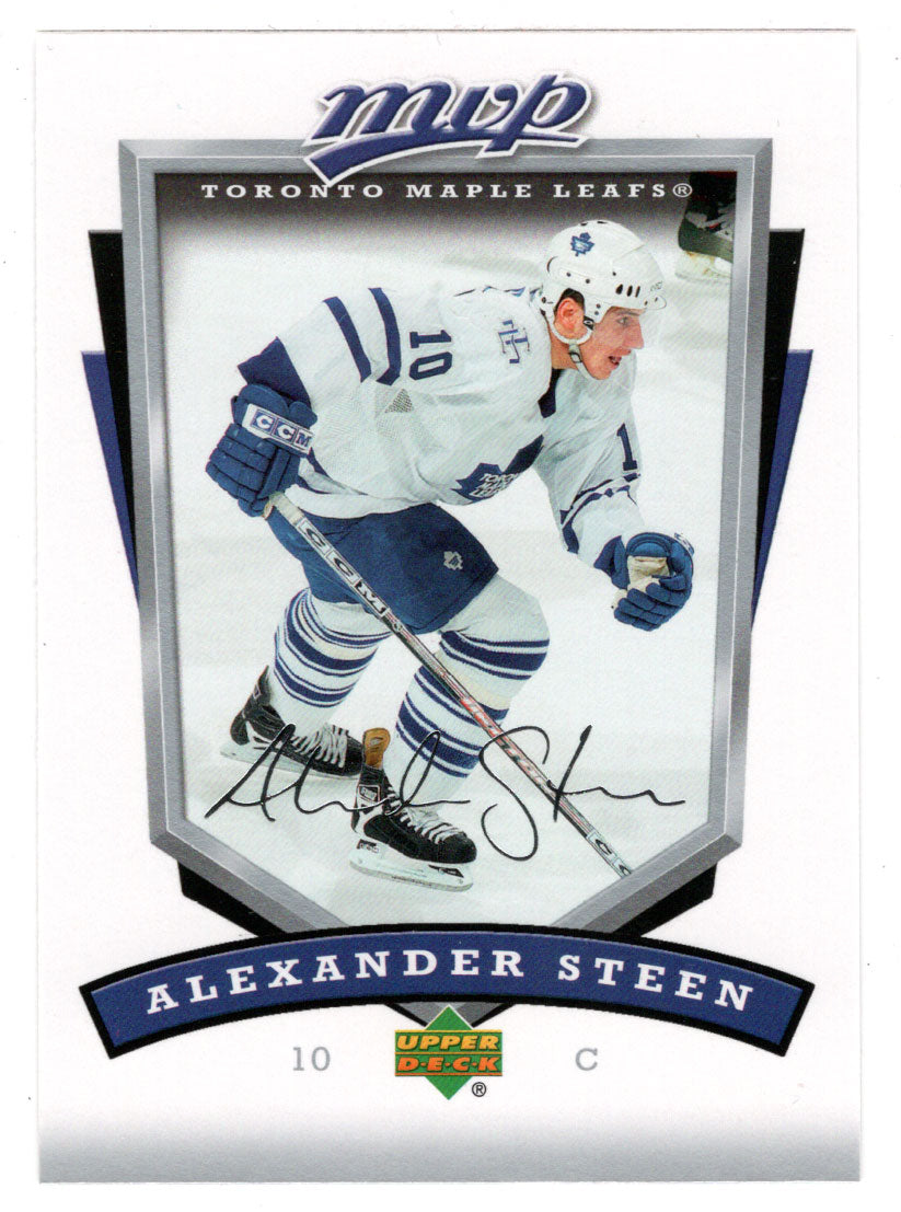 Alexander Steen - Toronto Maple Leafs (NHL Hockey Card) 2006-07 Upper Deck MVP # 270 Mint