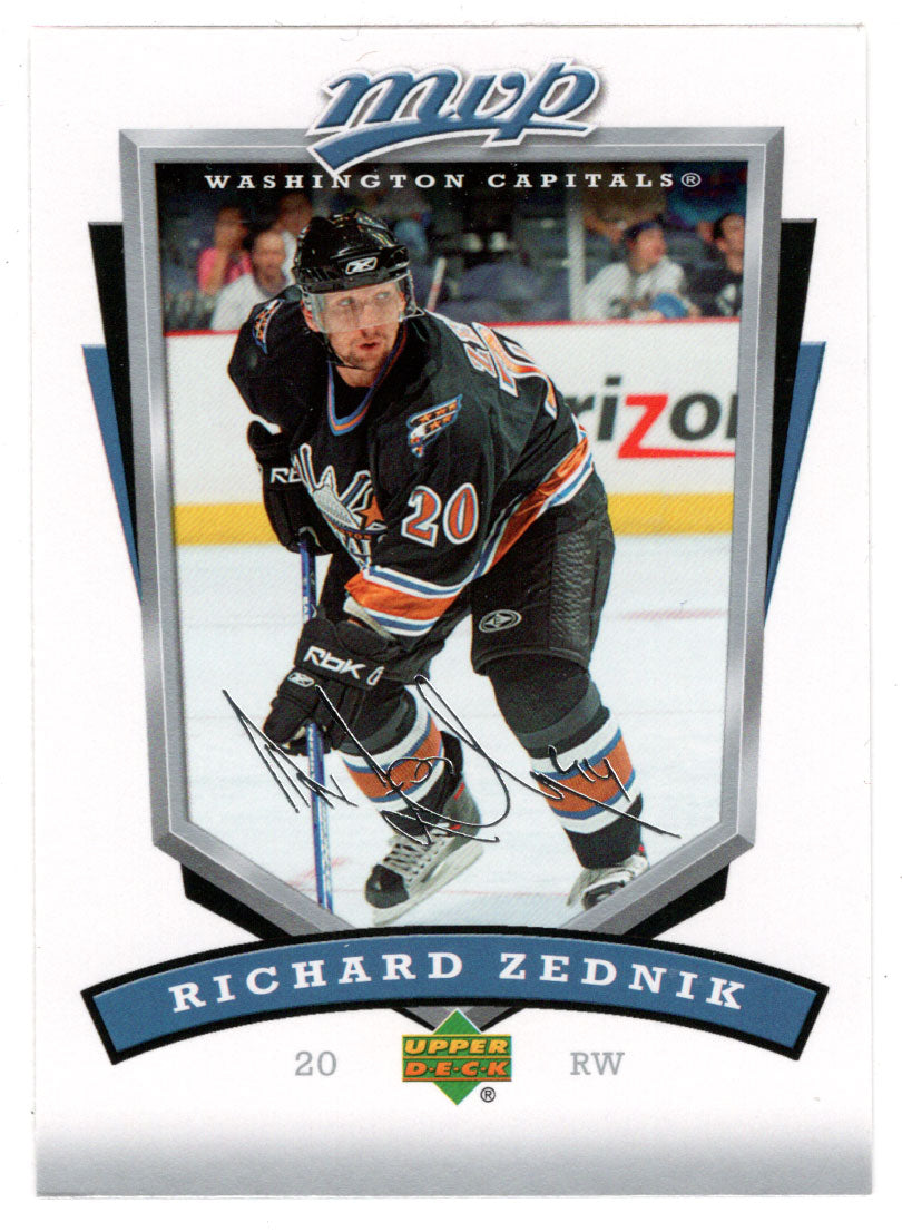 Richard Zednik - Washington Capitals (NHL Hockey Card) 2006-07 Upper Deck MVP # 294 Mint