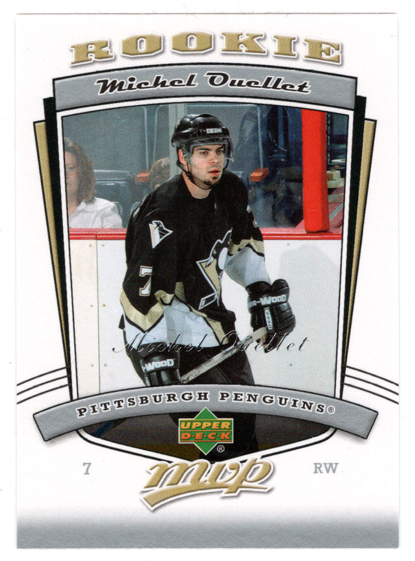 Michel Ouellet RC - Pittsburgh Penguins (NHL Hockey Card) 2006-07 Upper Deck MVP # 348 Mint