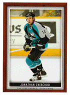 Jonathan Cheechoo - San Jose Sharks (NHL Hockey Card) 2006-07 Upper Deck Bee Hive # 17 Mint