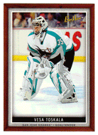 Vesa Toskala - San Jose Sharks (NHL Hockey Card) 2006-07 Upper Deck Bee Hive # 18 Mint