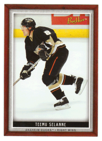 Teemu Selanne - Anaheim Ducks (NHL Hockey Card) 2006-07 Upper Deck Bee Hive # 98 Mint