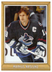 Markus Naslund - Vancouver Canucks - 5" X 7" Portraits (NHL Hockey Card) 2006-07 Upper Deck Bee Hive # 163 Mint