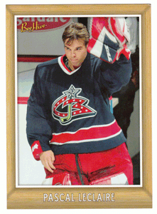 Pascal Leclaire - Columbus Blue Jackets - 5" X 7" Portraits (NHL Hockey Card) 2006-07 Upper Deck Bee Hive # 212 Mint