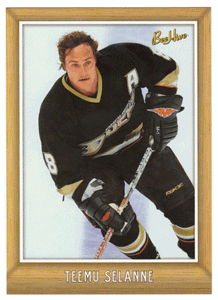 Teemu Selanne - Anaheim Ducks - 5" X 7" Portraits (NHL Hockey Card) 2006-07 Upper Deck Bee Hive # 234 Mint