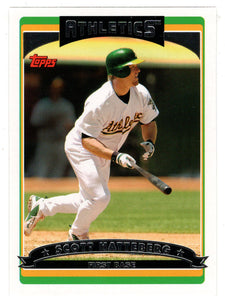 Scott Hatteberg - Oakland Athletics (MLB Baseball Card) 2006 Topps # 4 Mint