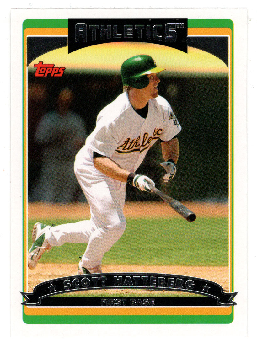 Scott Hatteberg - Oakland Athletics (MLB Baseball Card) 2006 Topps # 4 Mint