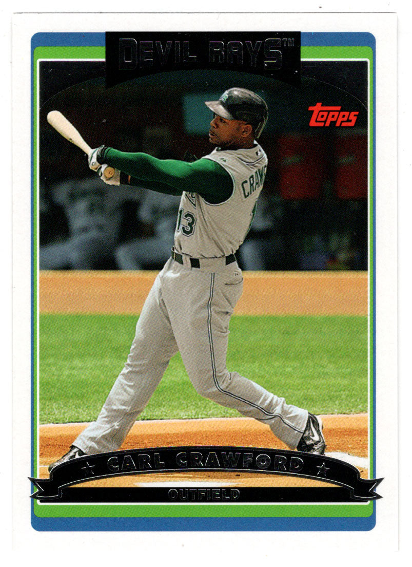 Carl Crawford - Tampa Bay Devil Rays (MLB Baseball Card) 2006 Topps # 5 Mint