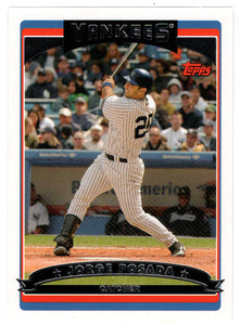 Jorge Posada - New York Yankees (MLB Baseball Card) 2006 Topps # 40 Mint