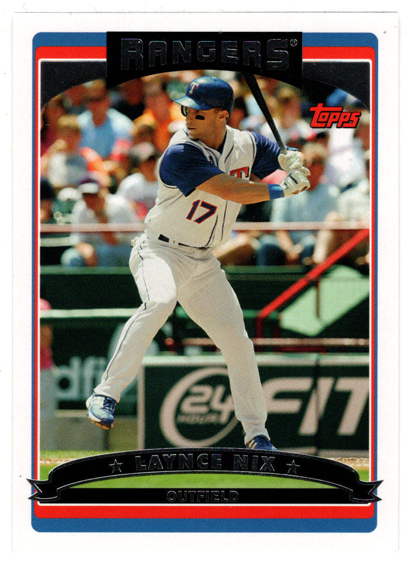 Laynce Nix - Texas Rangers (MLB Baseball Card) 2006 Topps # 43 Mint