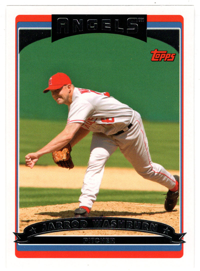 Jarrod Washburn - Los Angeles Angels (MLB Baseball Card) 2006 Topps # 56 Mint