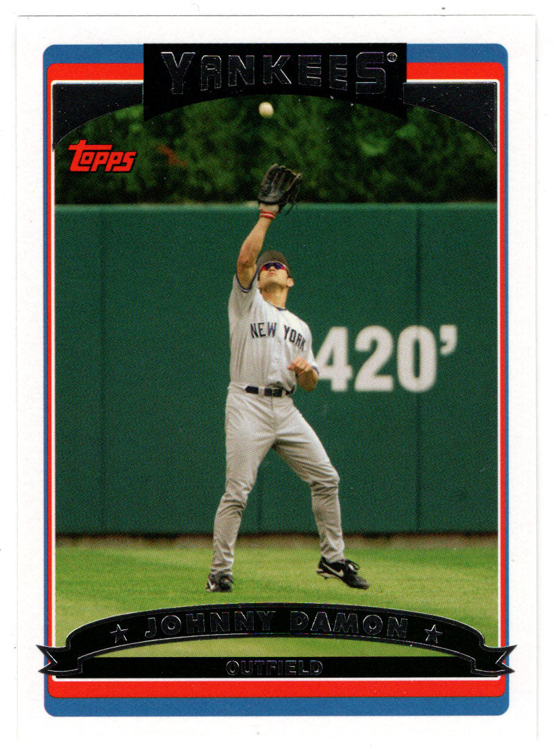 Johnny Damon - New York Yankees (MLB Baseball Card) 2006 Topps # 185 Mint