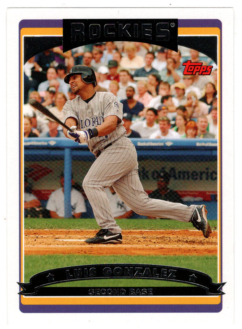 Luis A. Gonzalez - Colorado Rockies (MLB Baseball Card) 2006 Topps # 202 Mint