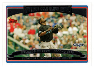 Orlando Hudson - Toronto Blue Jays - Rawlings Gold Glove Award (MLB Baseball Card) 2006 Topps # 245 Mint