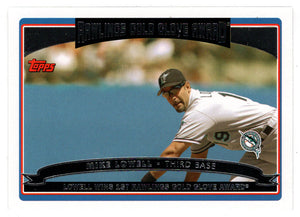 Mike Lowell - Florida Marlins - Rawlings Gold Glove Award (MLB Baseball Card) 2006 Topps # 256 Mint