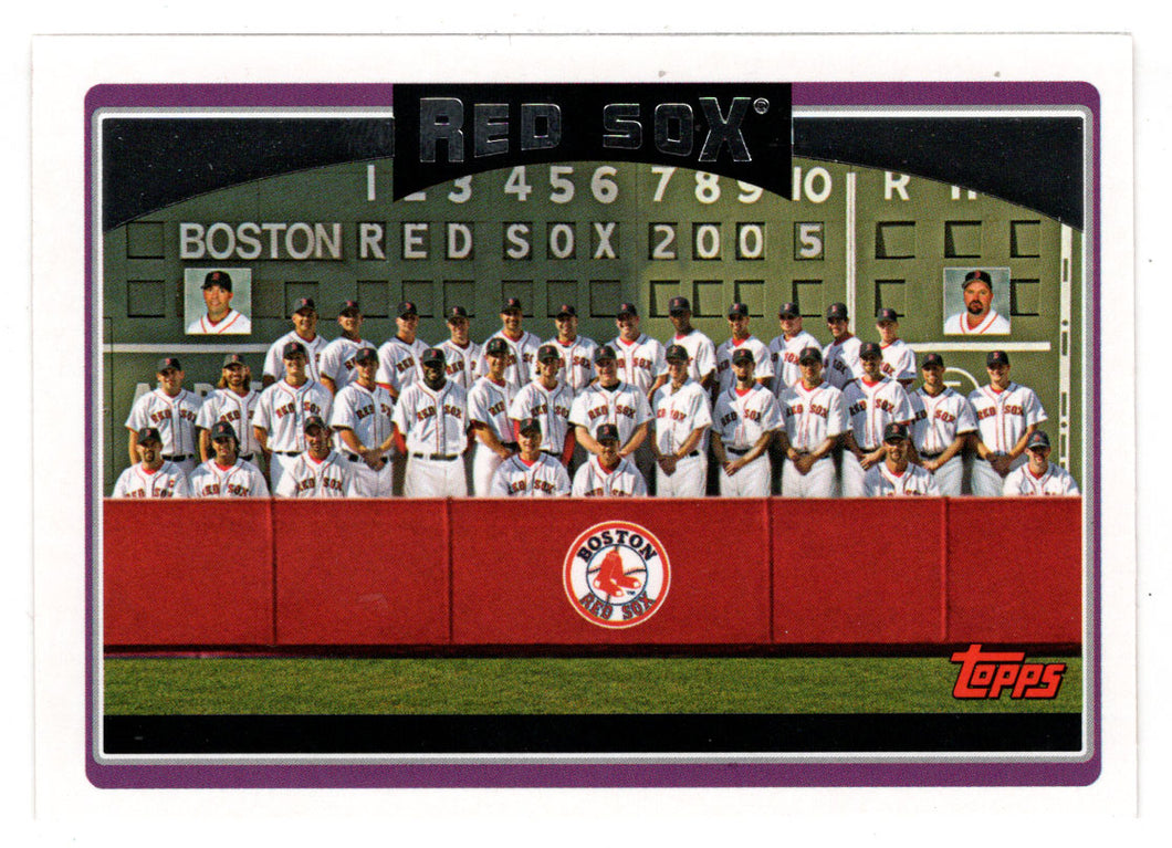 Boston Red Sox Team Checklist (MLB Baseball Card) 2006 Topps # 269 Mint