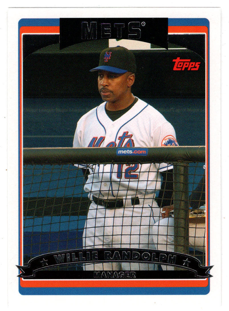 Willie Randolph - New York Mets - Manager (MLB Baseball Card) 2006 Topps # 283 Mint