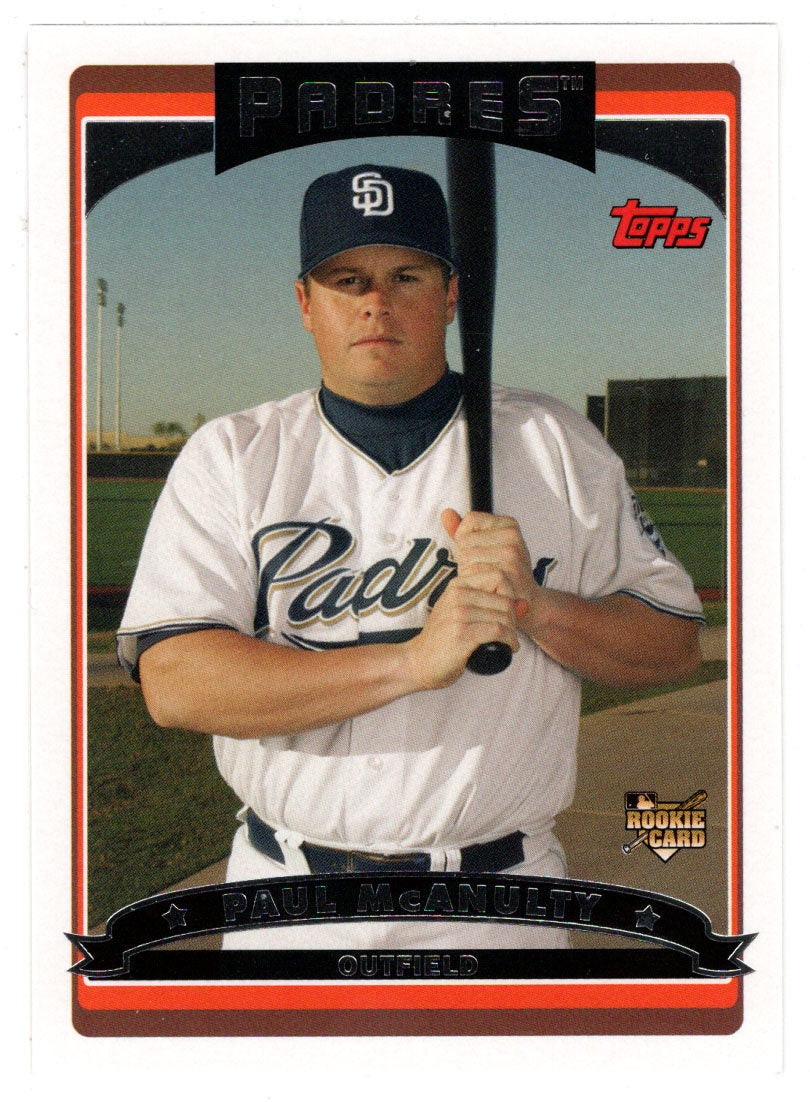 Paul McAnulty - San Diego Padres (MLB Baseball Card) 2006 Topps # 325 Mint