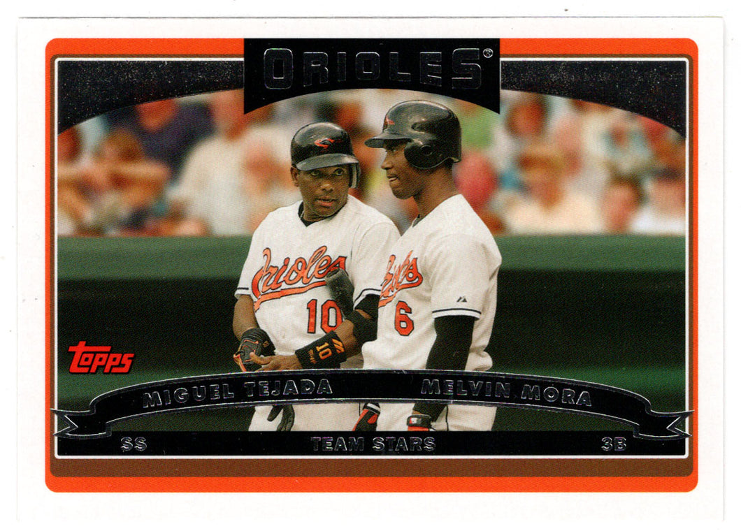 Miguel Tejada - Melvin Mora - Baltimore Orioles - Team Stars (MLB Baseball Card) 2006 Topps # 327 Mint