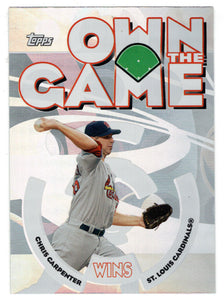 Chris Carpenter - St. Louis Cardinals - Own the Game (MLB Baseball Card) 2006 Topps # OG 29 Mint