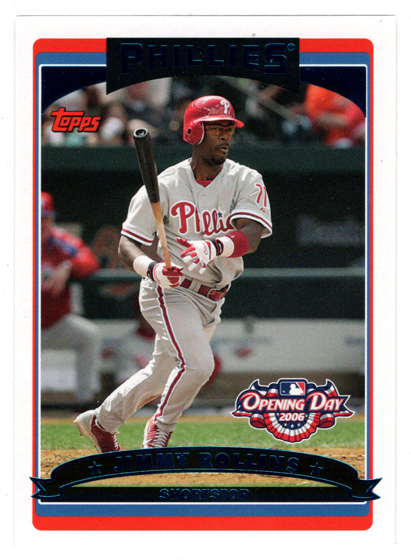 Jimmy Rollins - Philadelphia Phillies (MLB Baseball Card) 2006 Topps Opening Day # 43 Mint