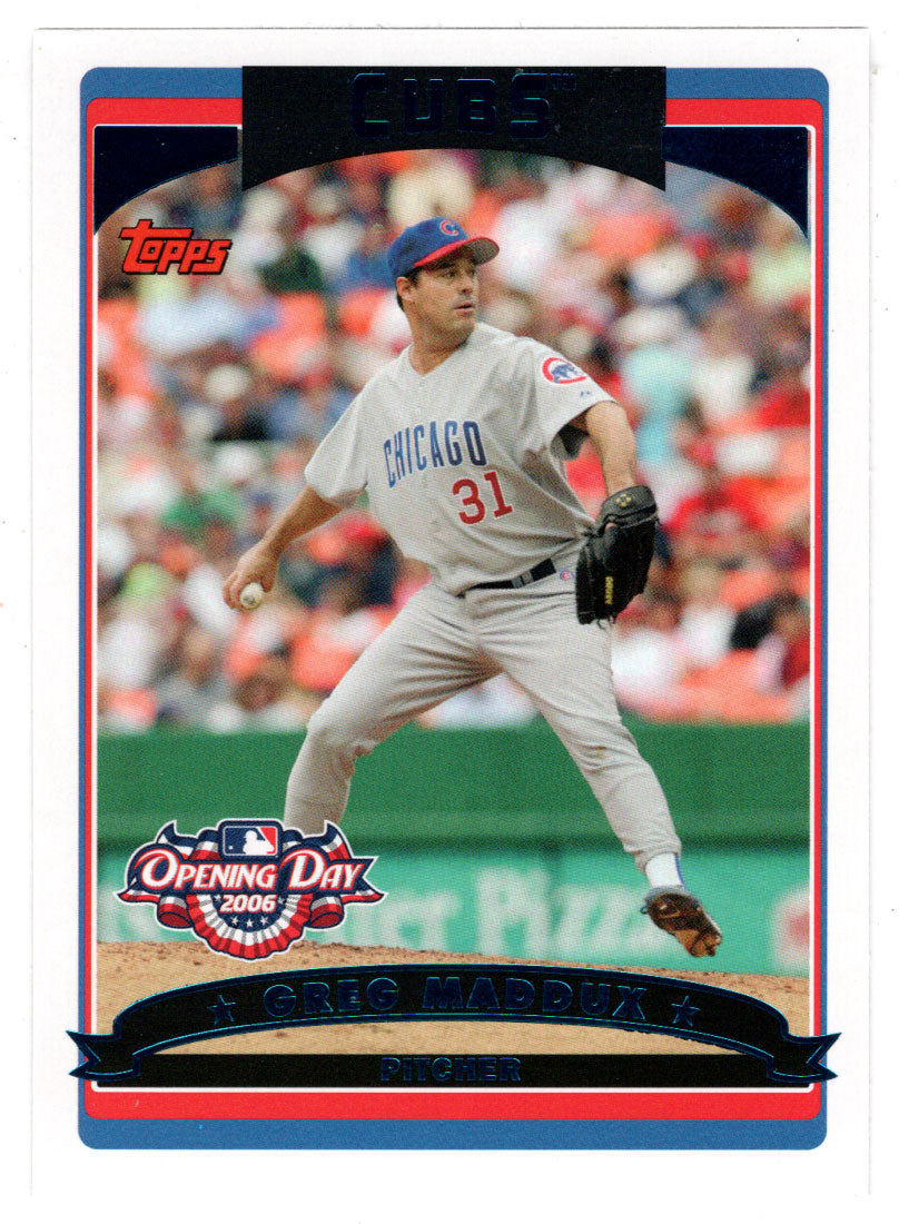 Greg Maddux - Chicago Cubs (MLB Baseball Card) 2006 Topps Opening Day # 45 Mint