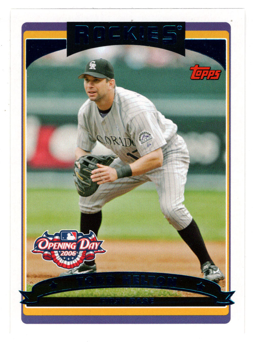Todd Helton - Colorado Rockies (MLB Baseball Card) 2006 Topps Opening Day # 79 Mint