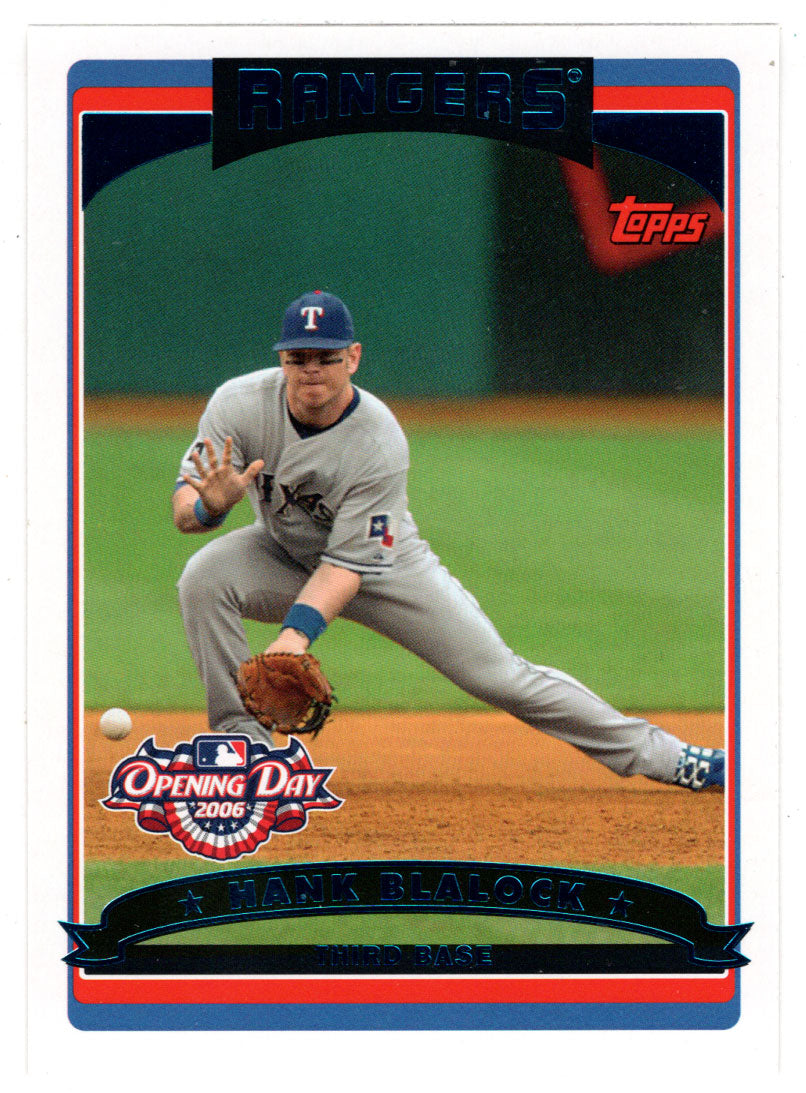 Hank Blalock - Texas Rangers (MLB Baseball Card) 2006 Topps Opening Day # 85 Mint