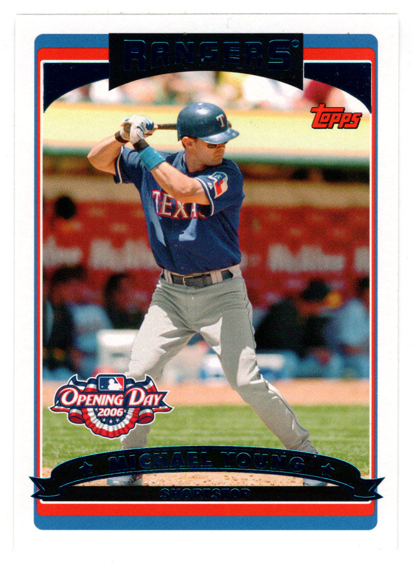 Michael Young - Texas Rangers (MLB Baseball Card) 2006 Topps Opening Day # 91 Mint