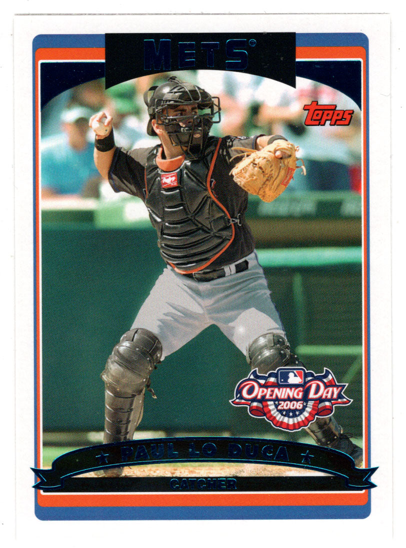 Paul Lo Duca - New York Mets (MLB Baseball Card) 2006 Topps Opening Day # 109 Mint