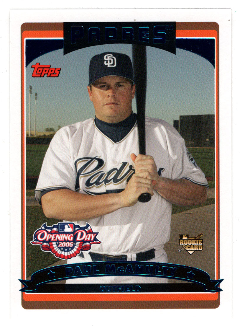 Paul McAnulty - San Diego Padres (MLB Baseball Card) 2006 Topps Opening Day # 163 Mint
