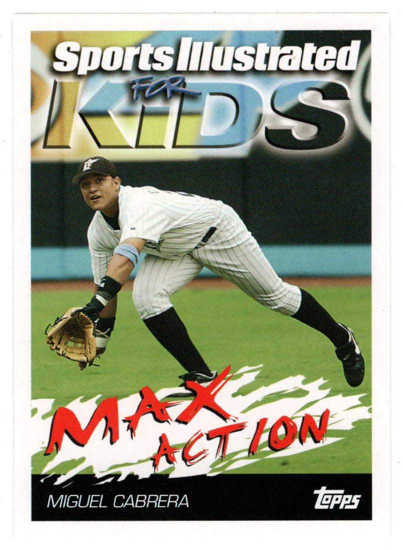 Miguel Cabrera - Florida Marlins - Sports Illustrated For Kids (MLB Baseball Card) 2006 Topps Opening Day # 7 Mint
